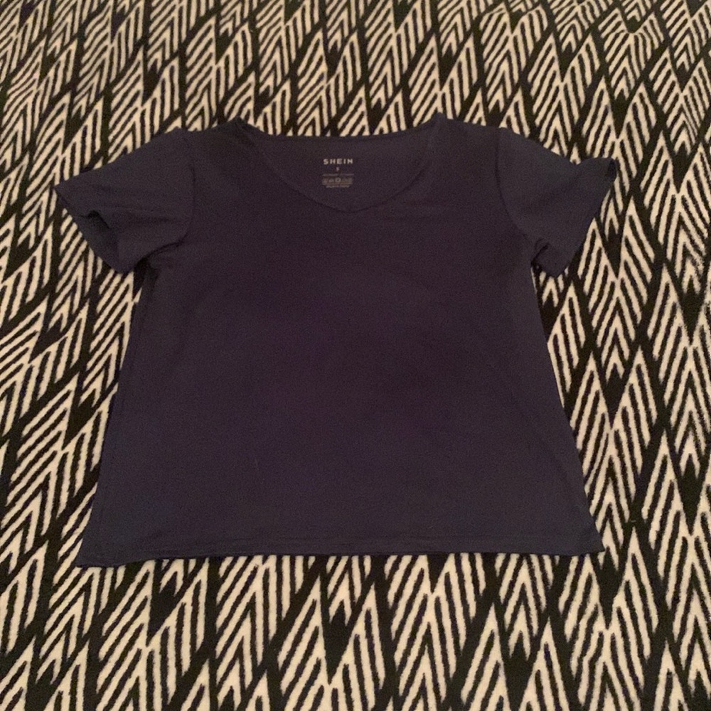 Navy blue T-shirt